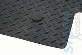 Ford Transit Mk8 2016 On Stx Front Tailored Fit Rubber Mat With 4 Clips - Black
